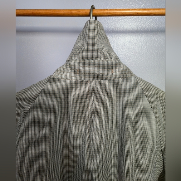 40L Vintage London Fog Limited Edition Overcoat Micro-Houndstooth Made in USA - Picture 12 of 16